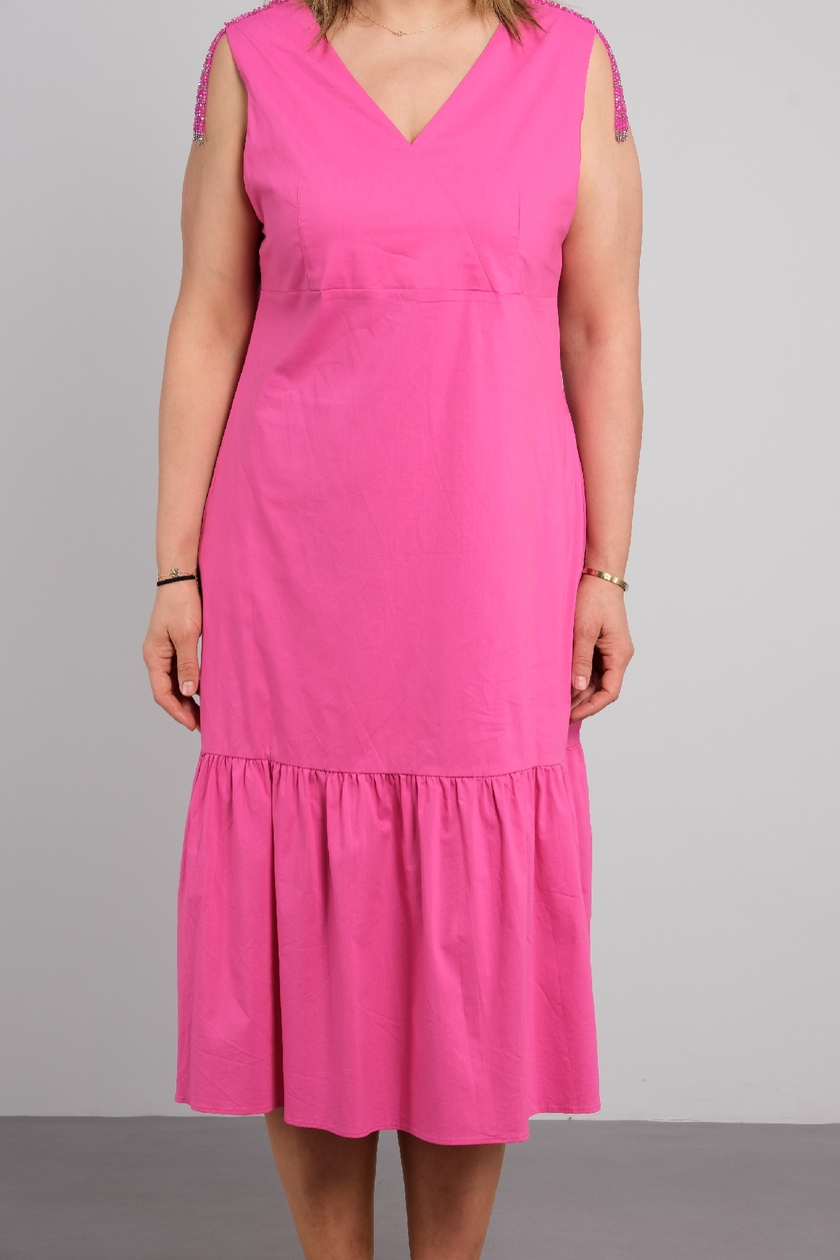 Casual Dresses-Fuchsia