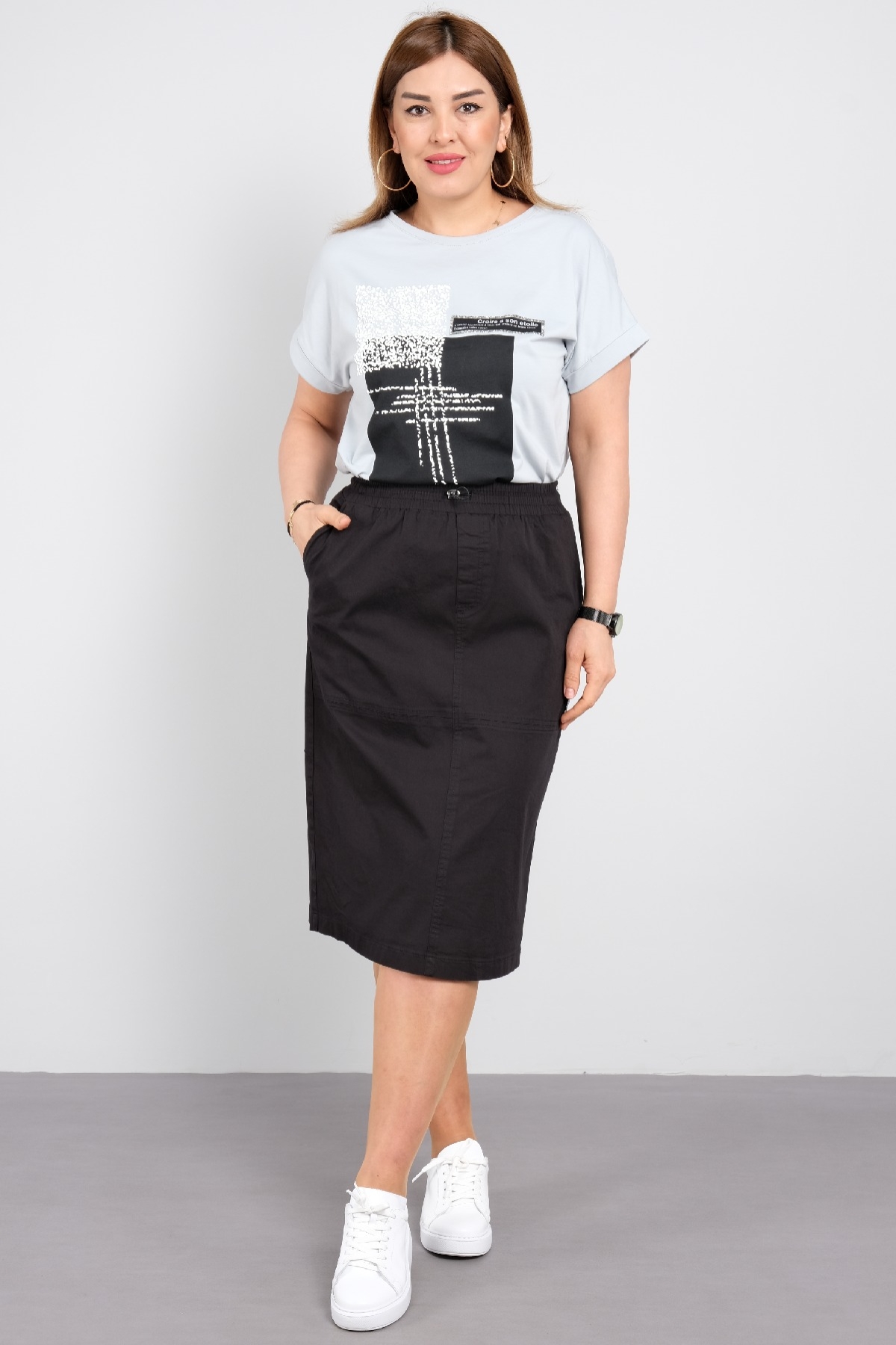 Two-Piece Suit-GRAY - BLACK
