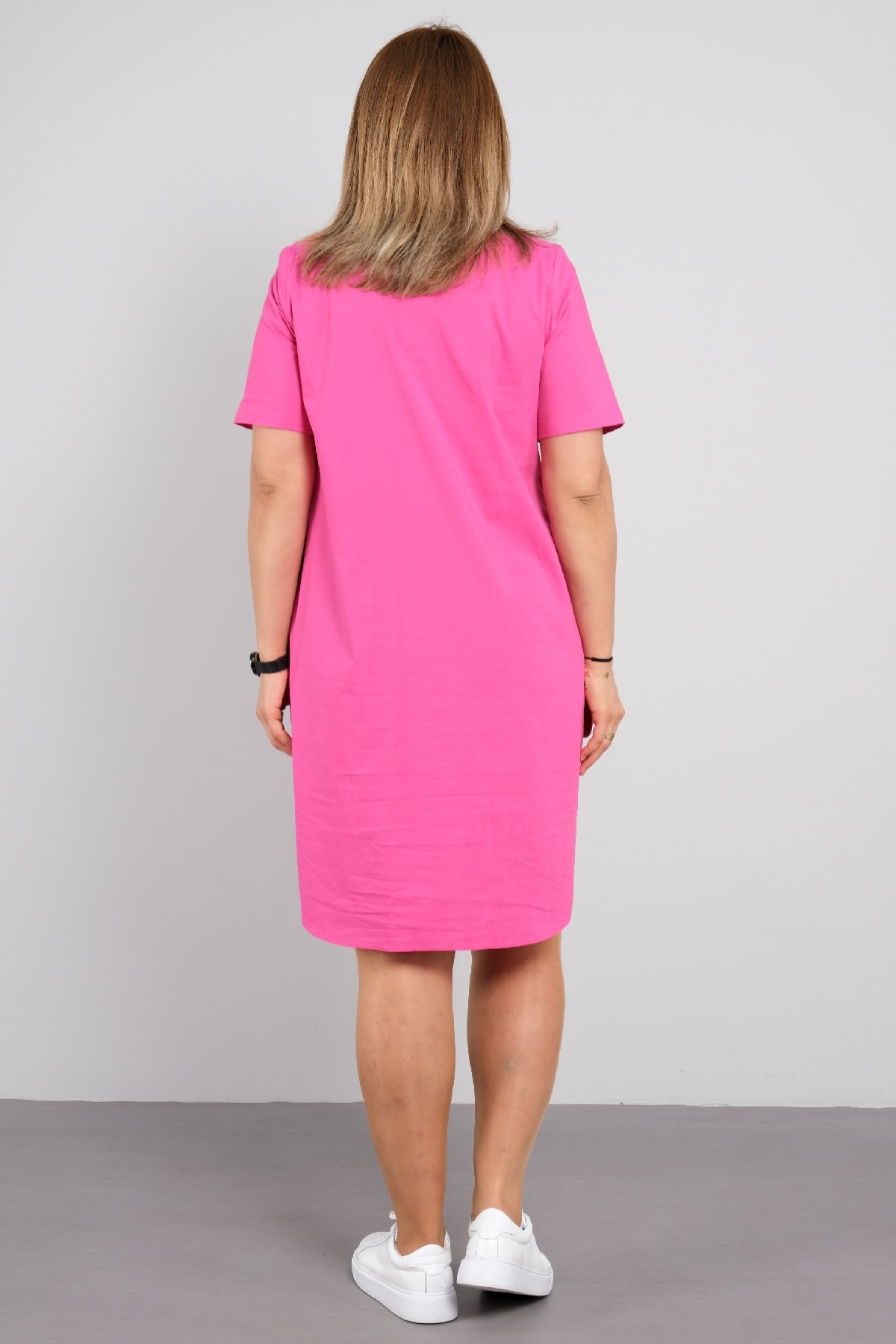 Casual Dresses-Fuchsia