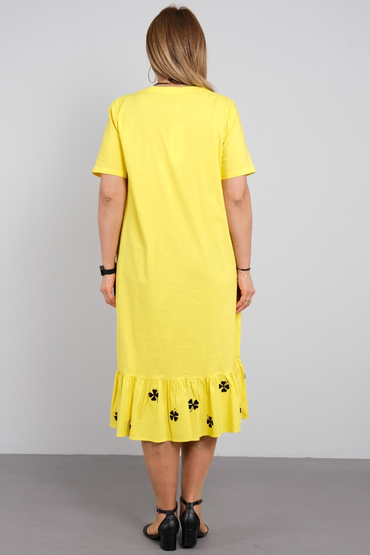 Casual Dresses-Yellow
