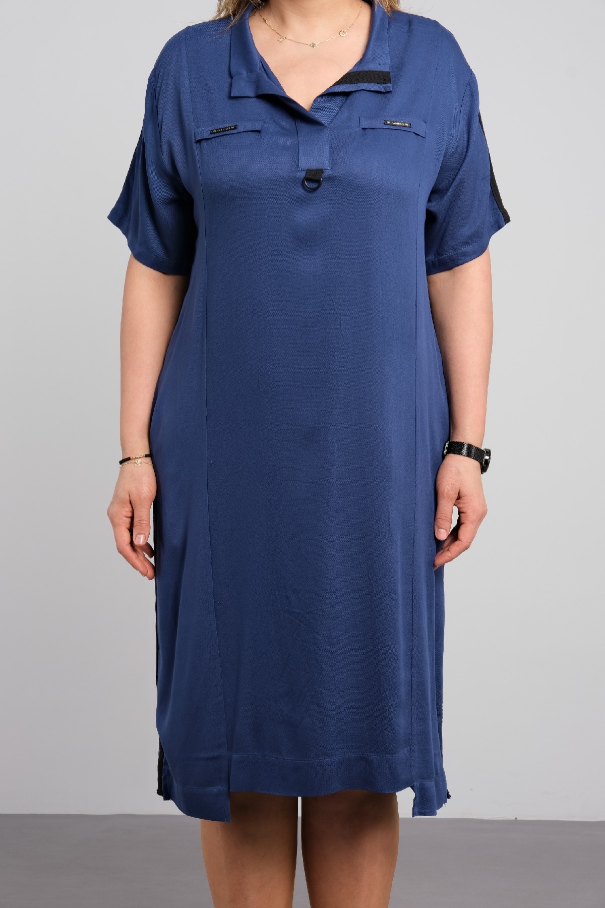 Casual Dresses-Indigo