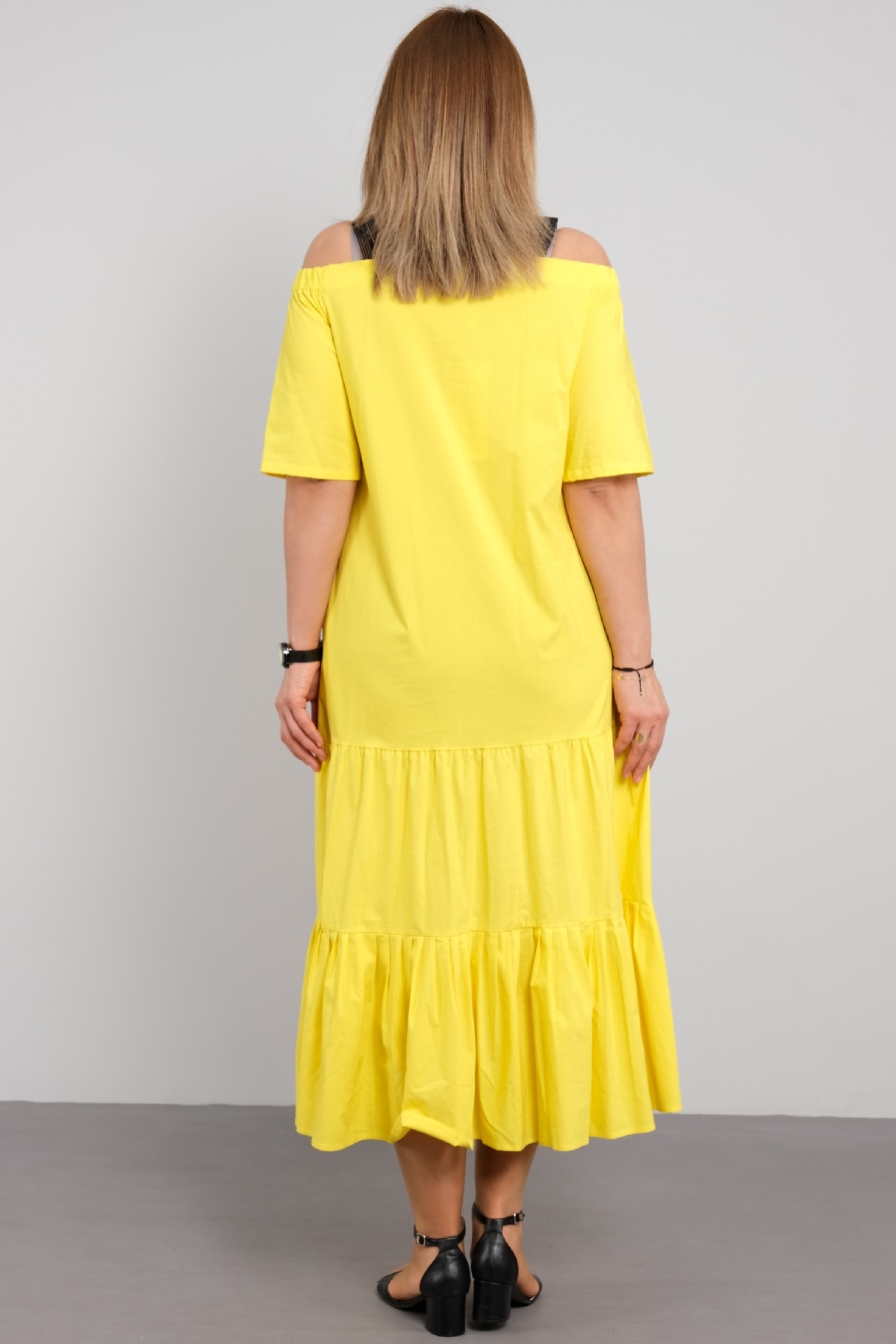 Casual Dresses-Yellow