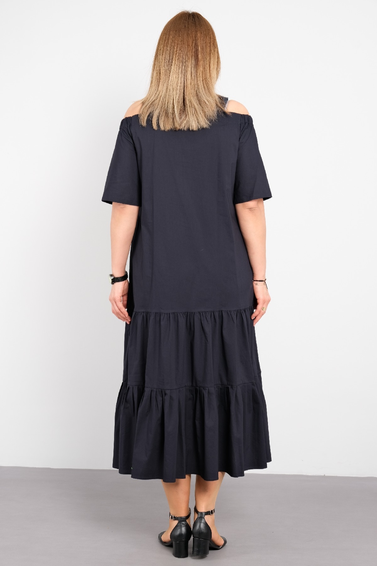 Casual Dresses-Dark Blue