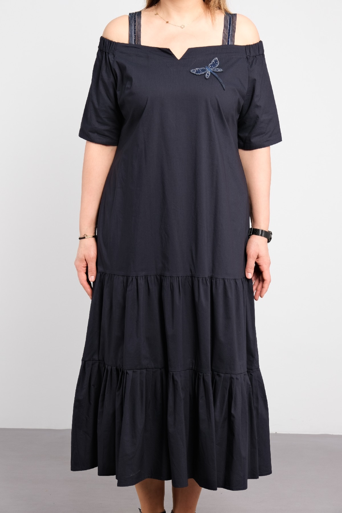 Casual Dresses-Dark Blue