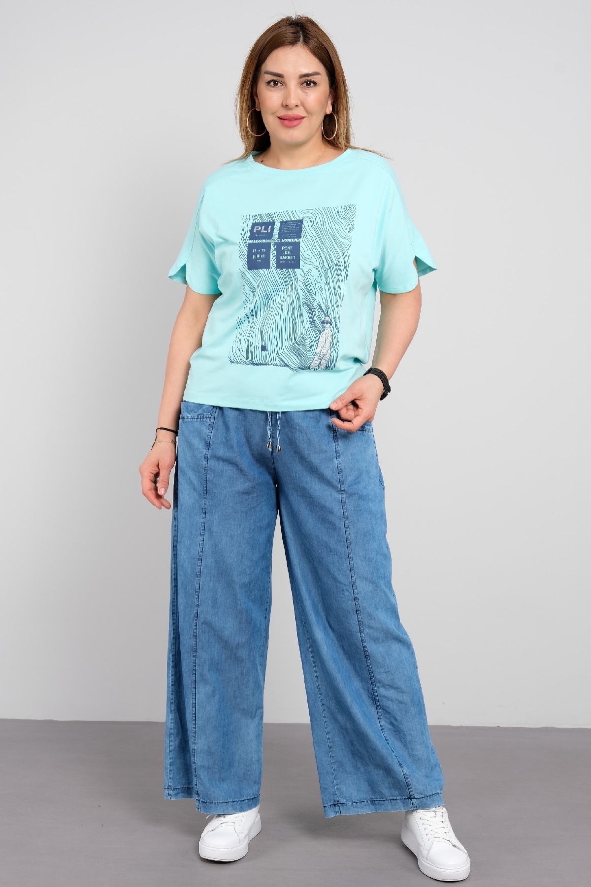 Two-Piece Suit-Turquoise