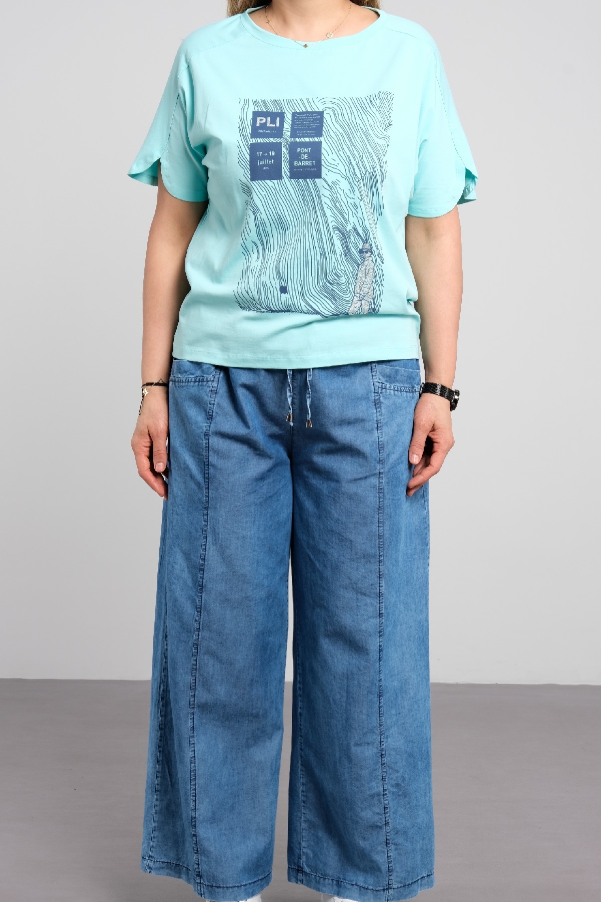 Two-Piece Suit-Turquoise