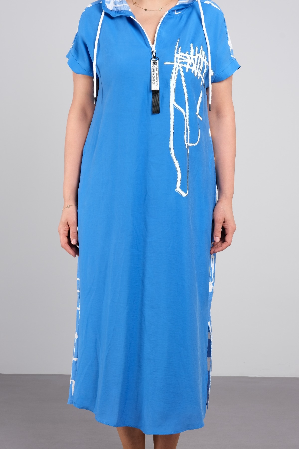 Casual Dresses-Blue