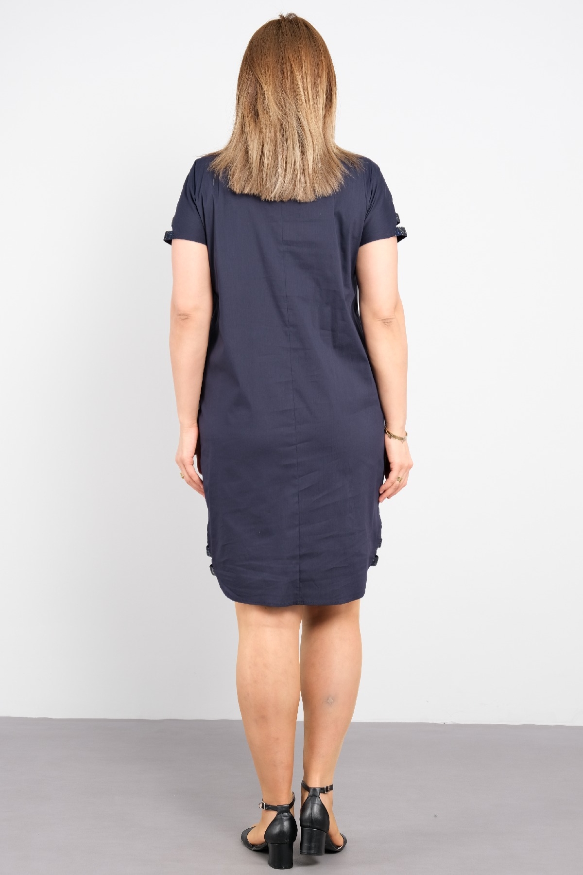 Casual Dresses-Dark Blue