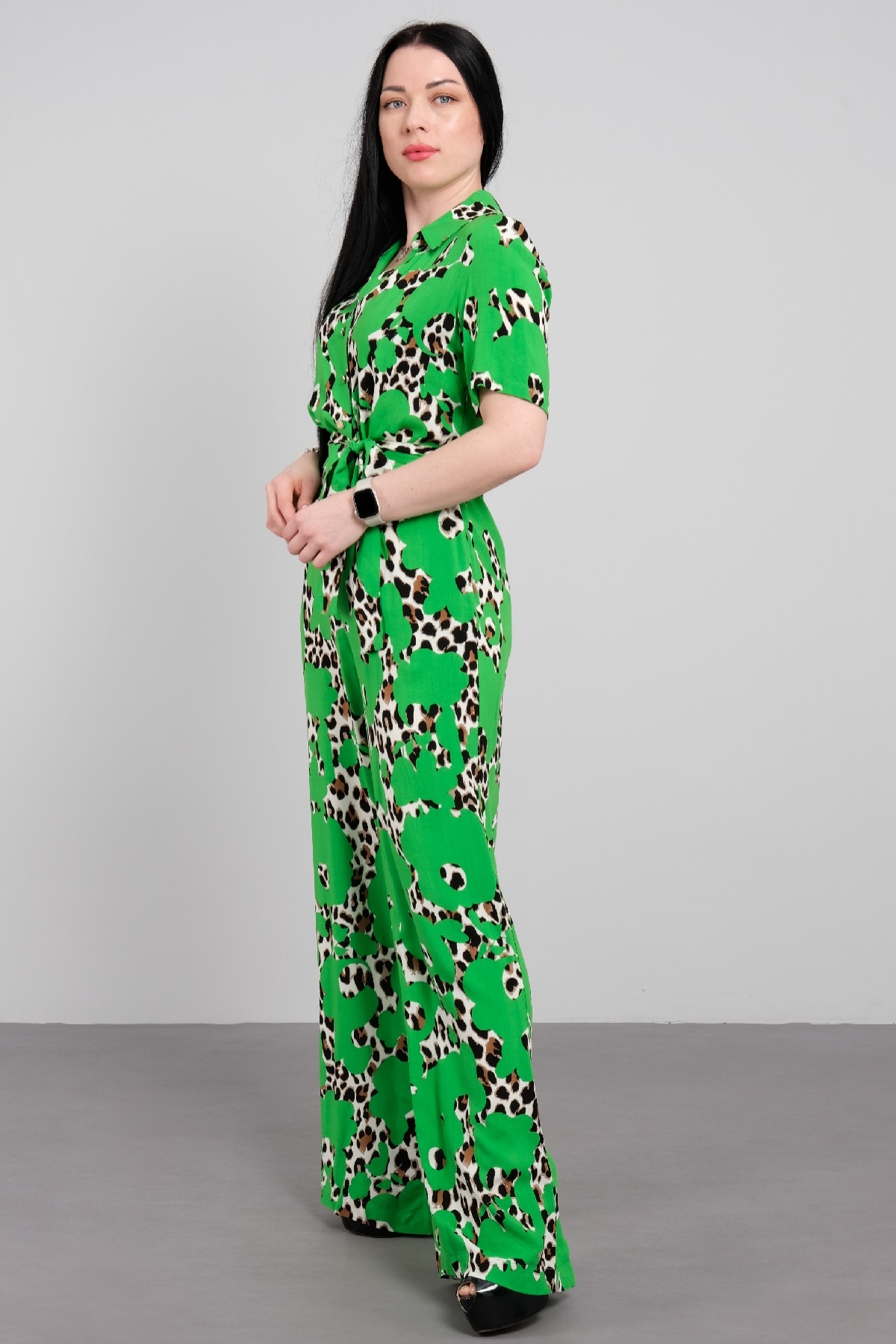 Jumpsuits-GREEN - WHITE