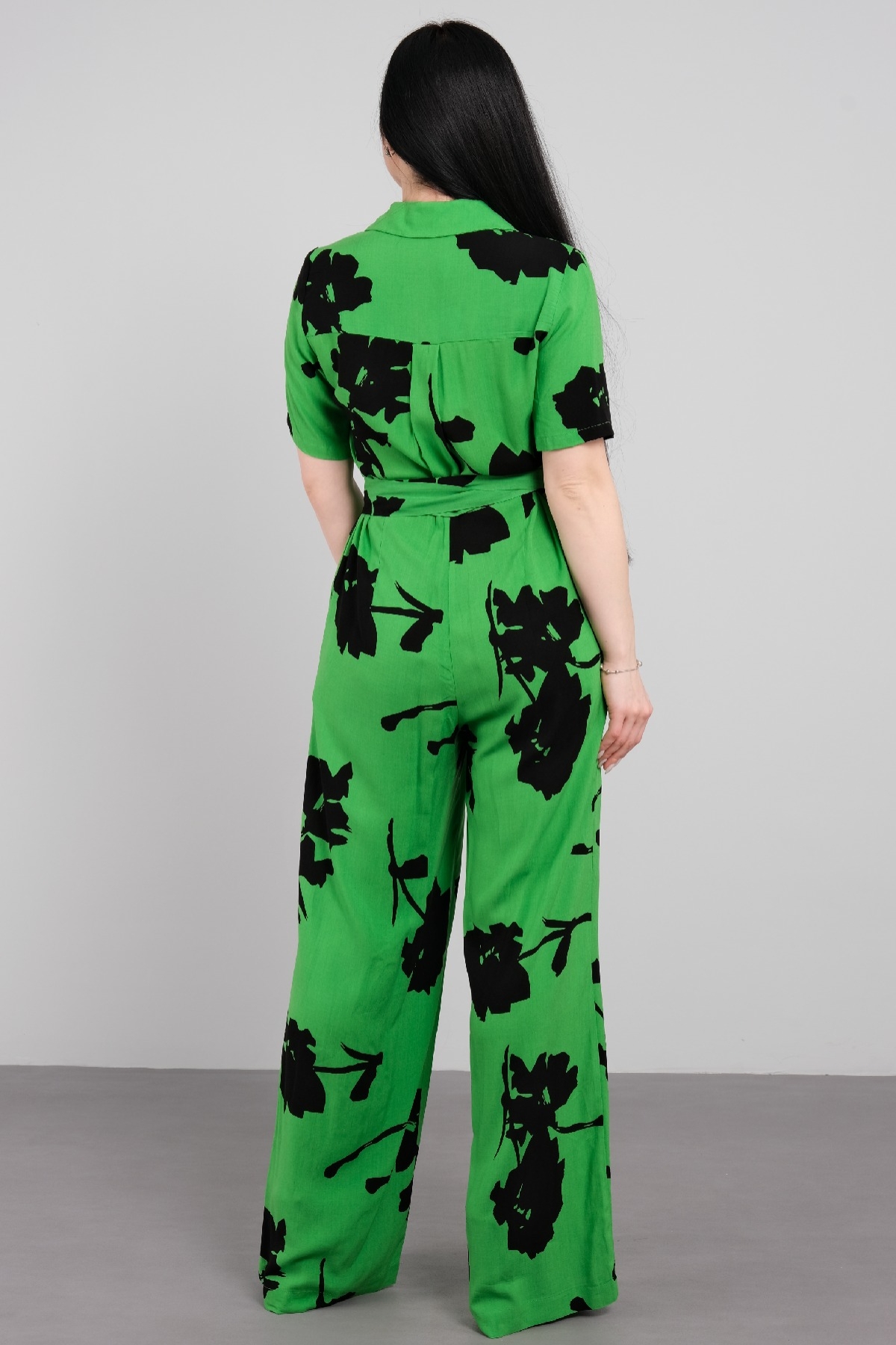 Jumpsuits-GREEN - BLACK