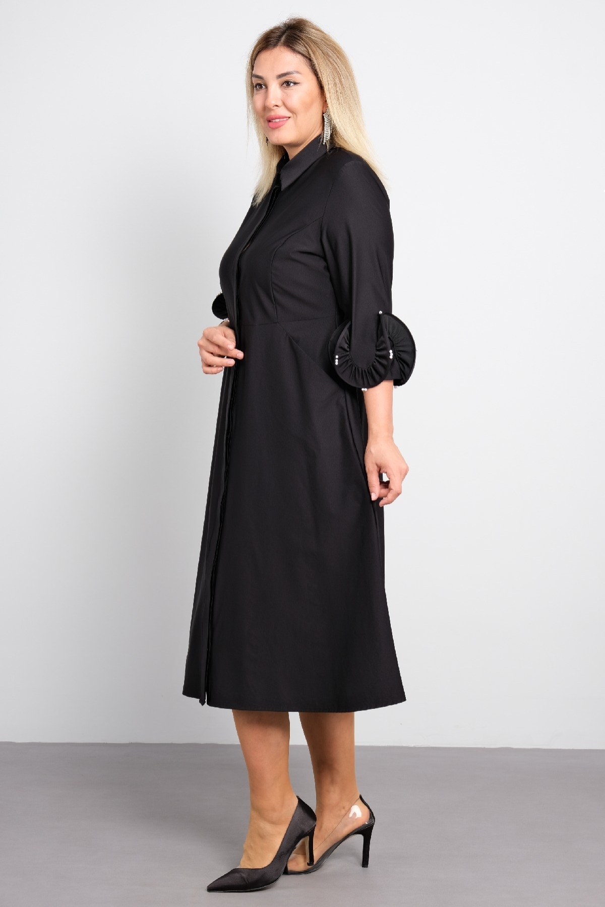 Casual Dresses-Black