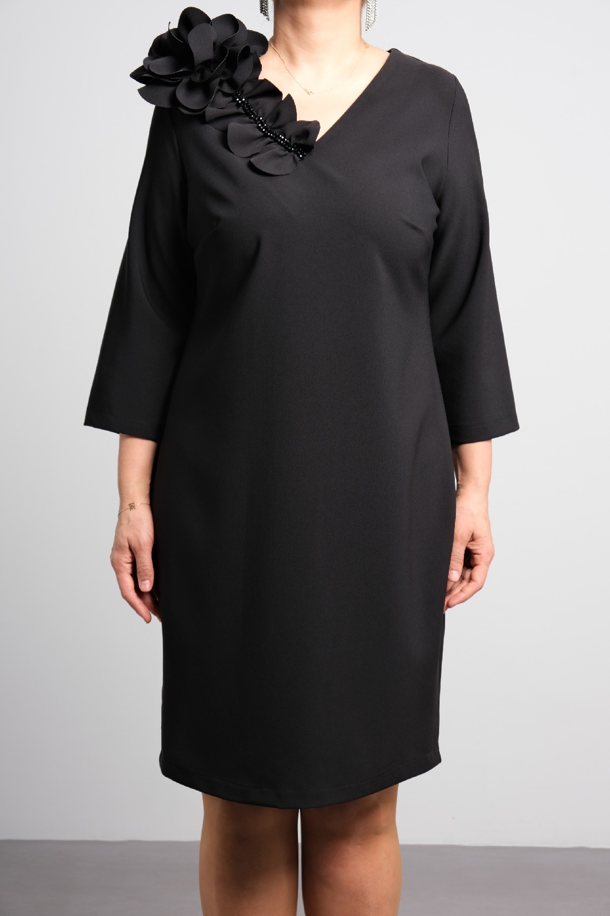 Casual Dresses-Black