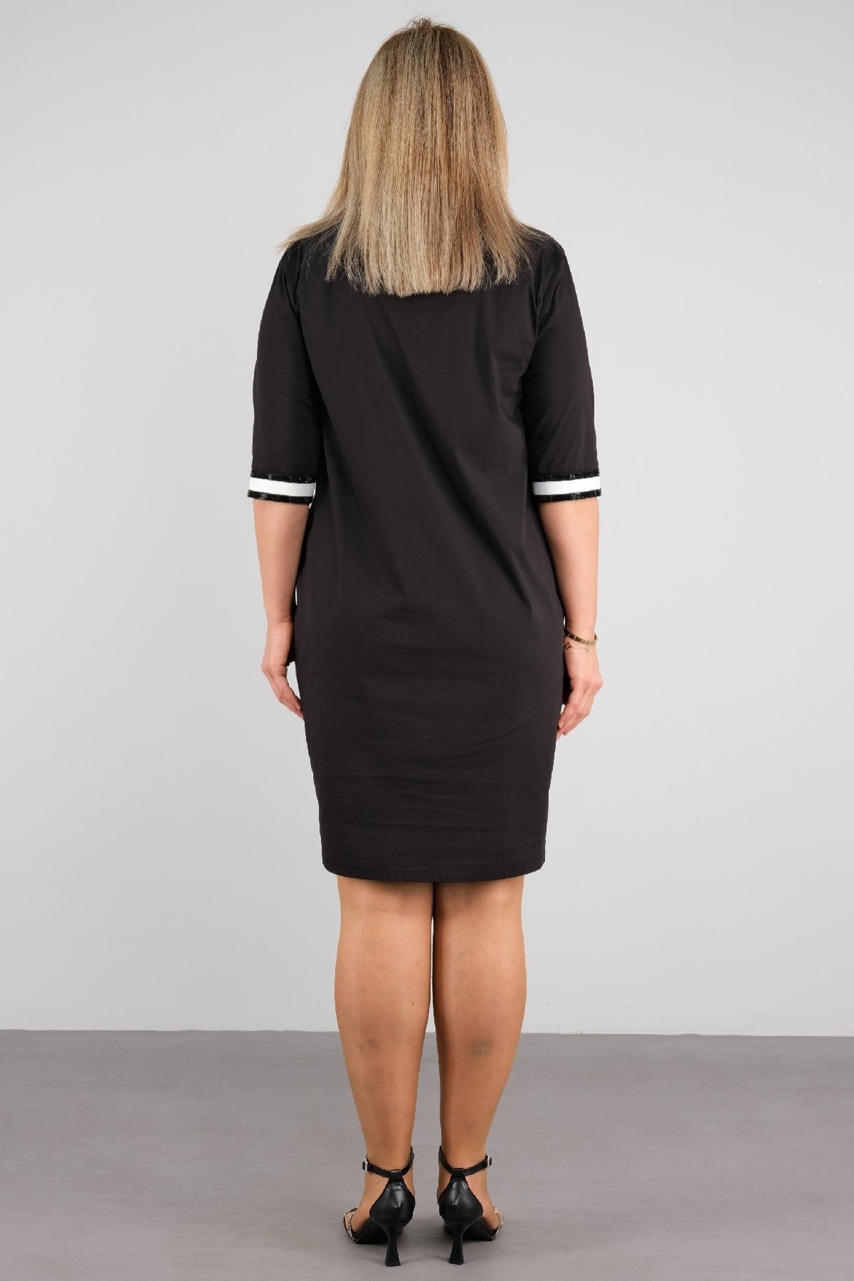 Повседневные платья-Черный
