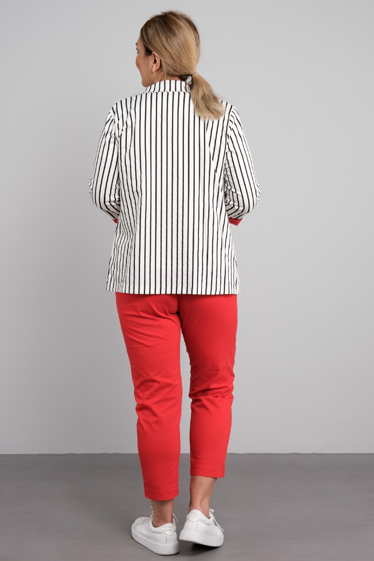 Women's 3 Piece Suits-Red