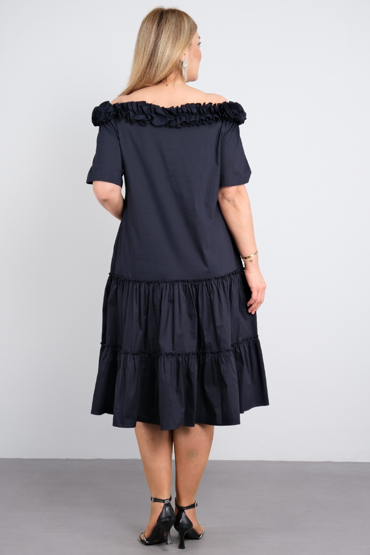 Casual Dresses-Dark Blue