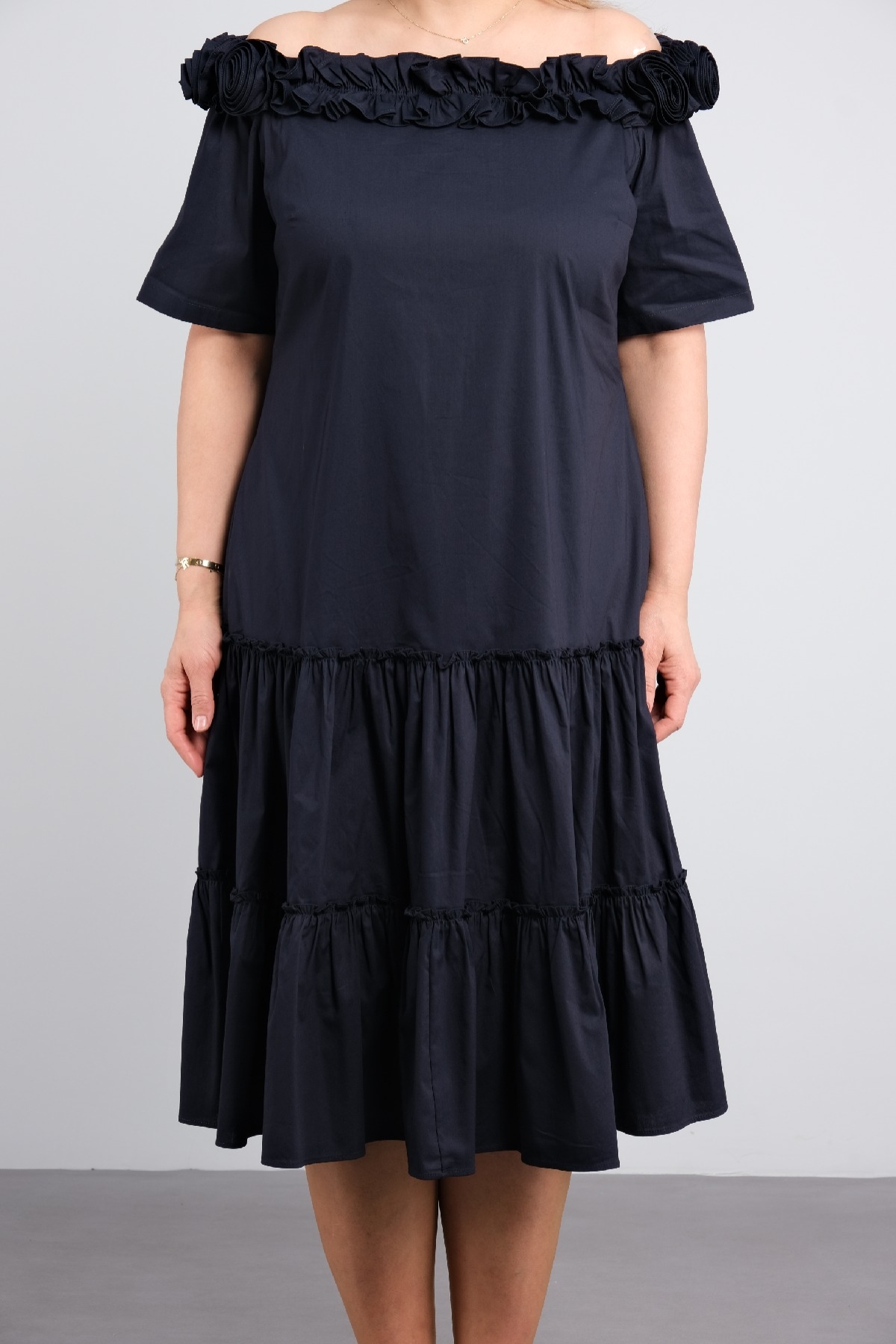 Casual Dresses-Dark Blue