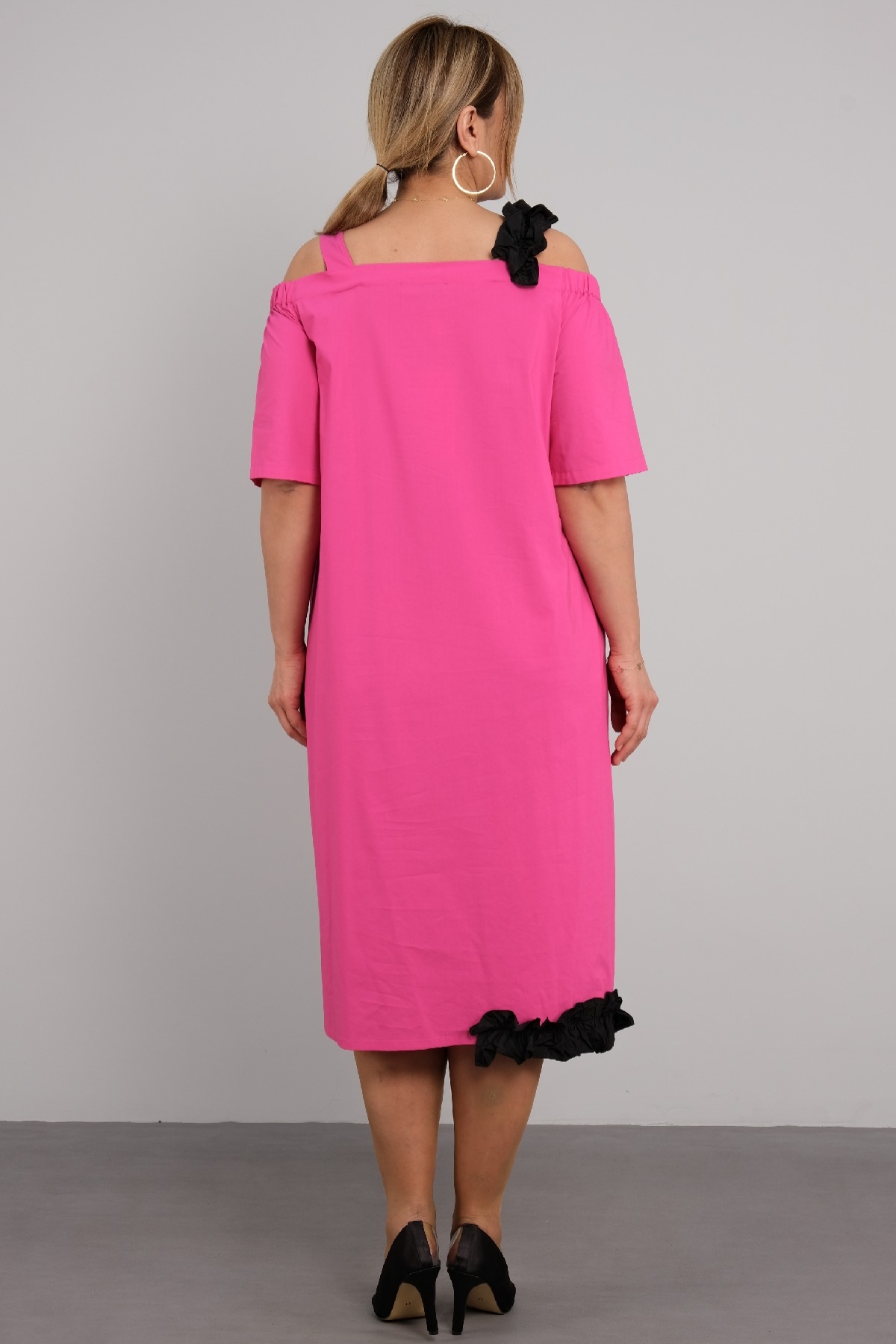 Casual Dresses-Fuchsia