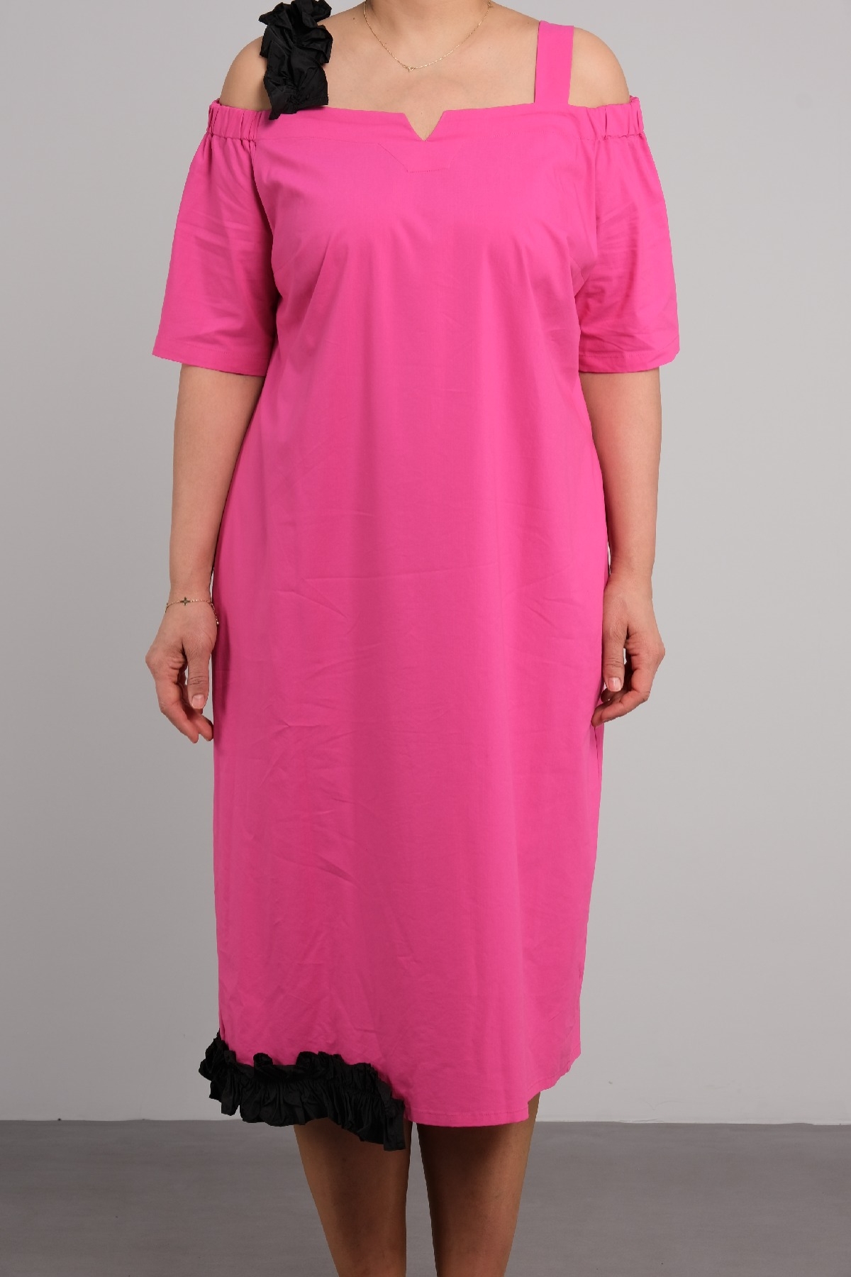 Casual Dresses-Fuchsia
