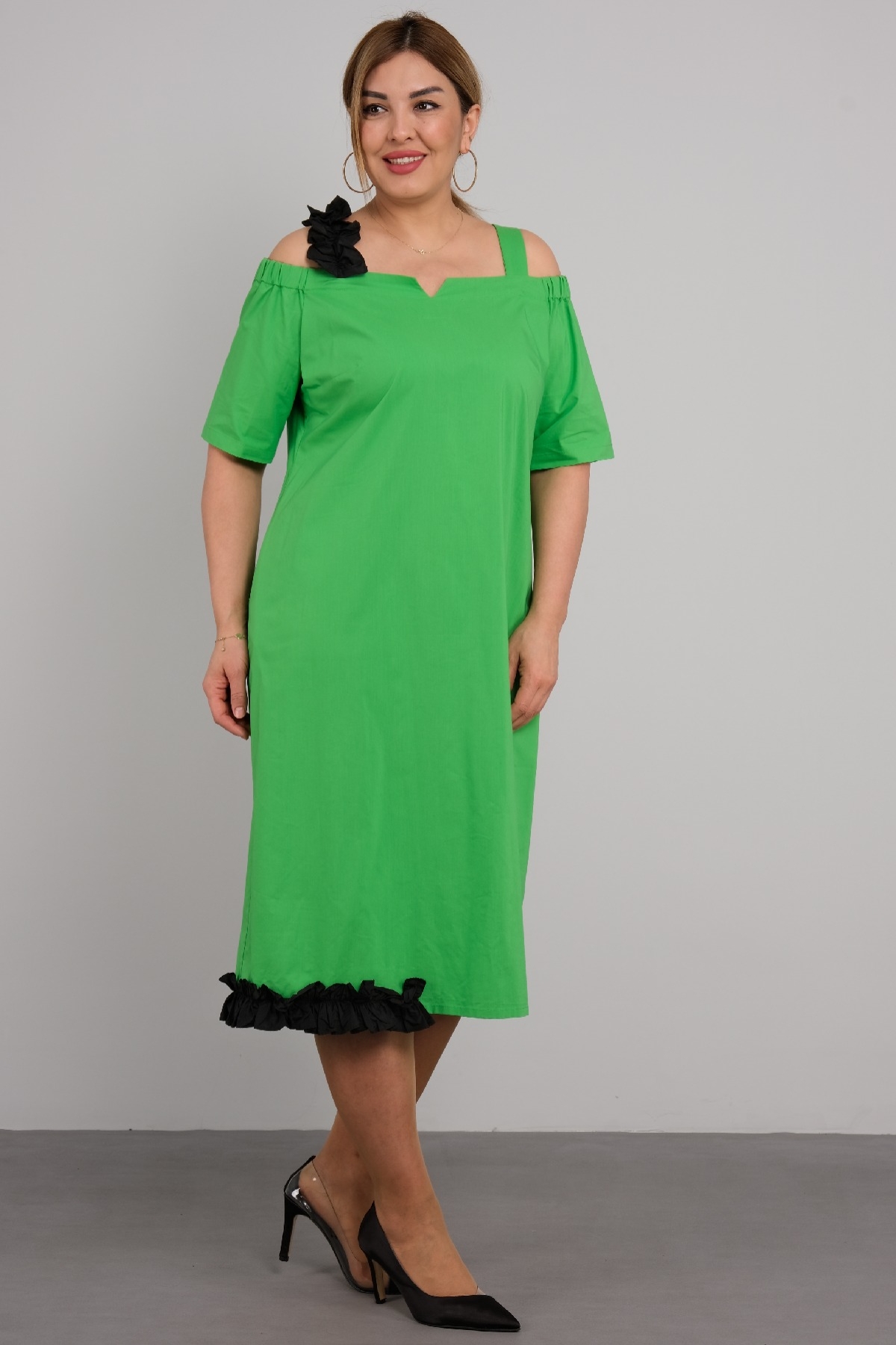 Casual Dresses-Green