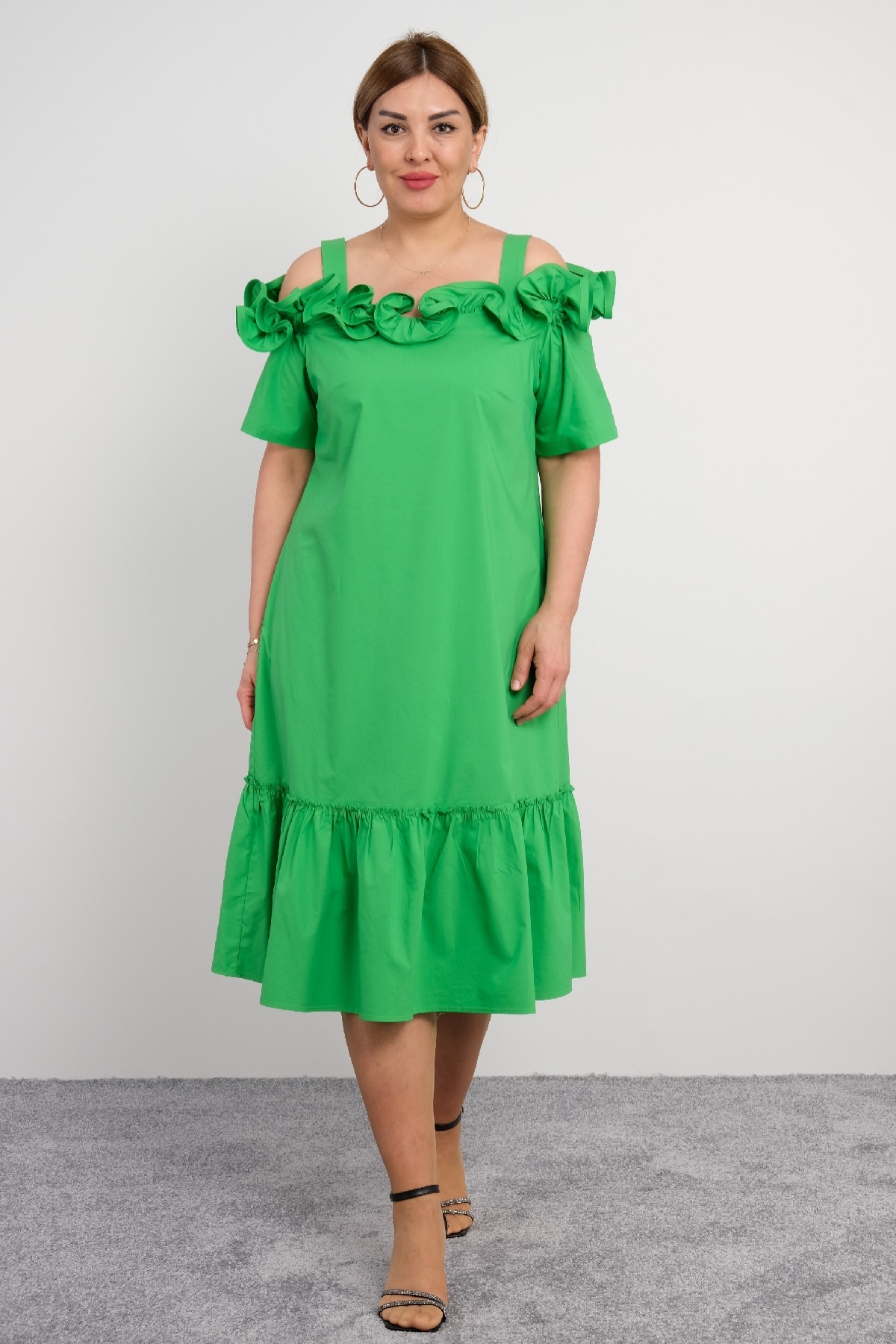 Casual Dresses-Green