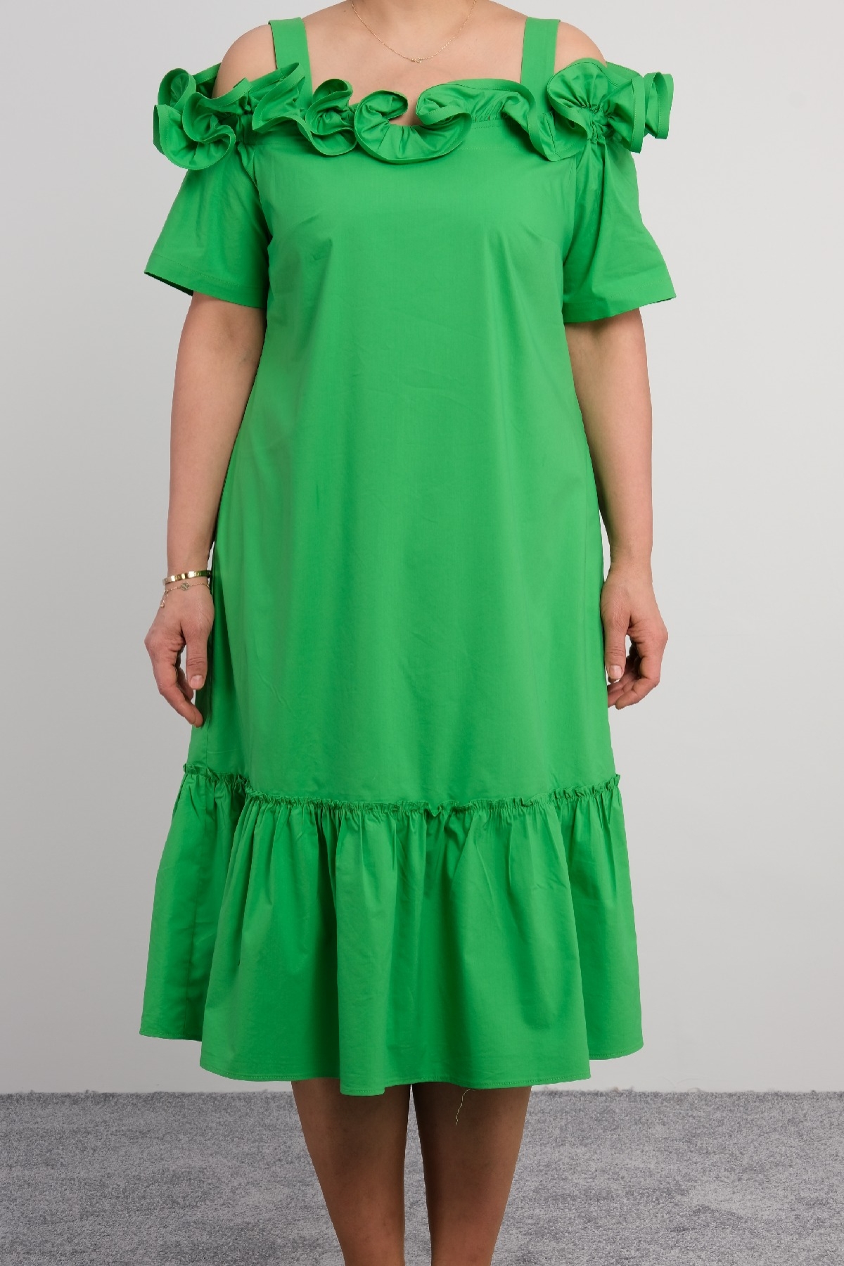 Casual Dresses-Green