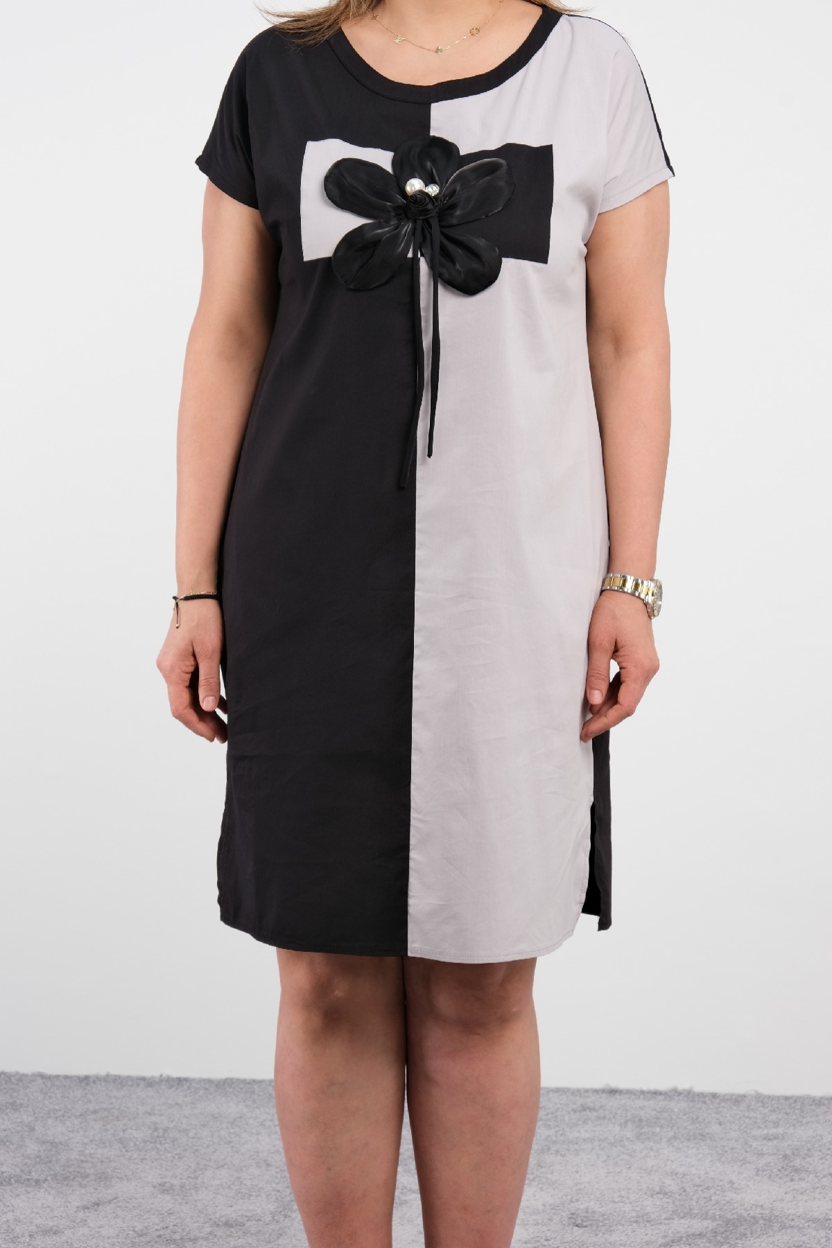 Casual Dresses-Grey