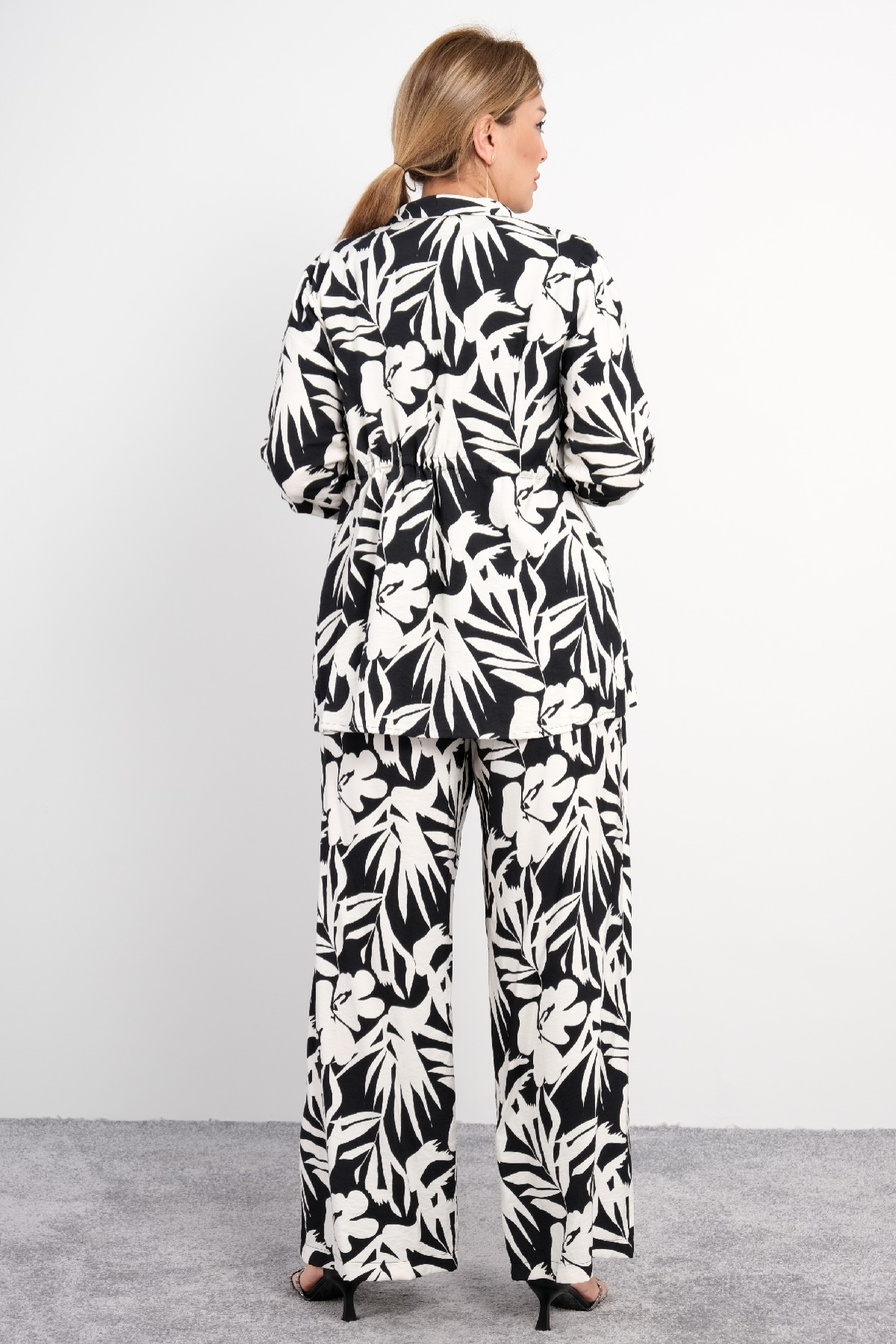 Women's 3 Piece Suits-Black