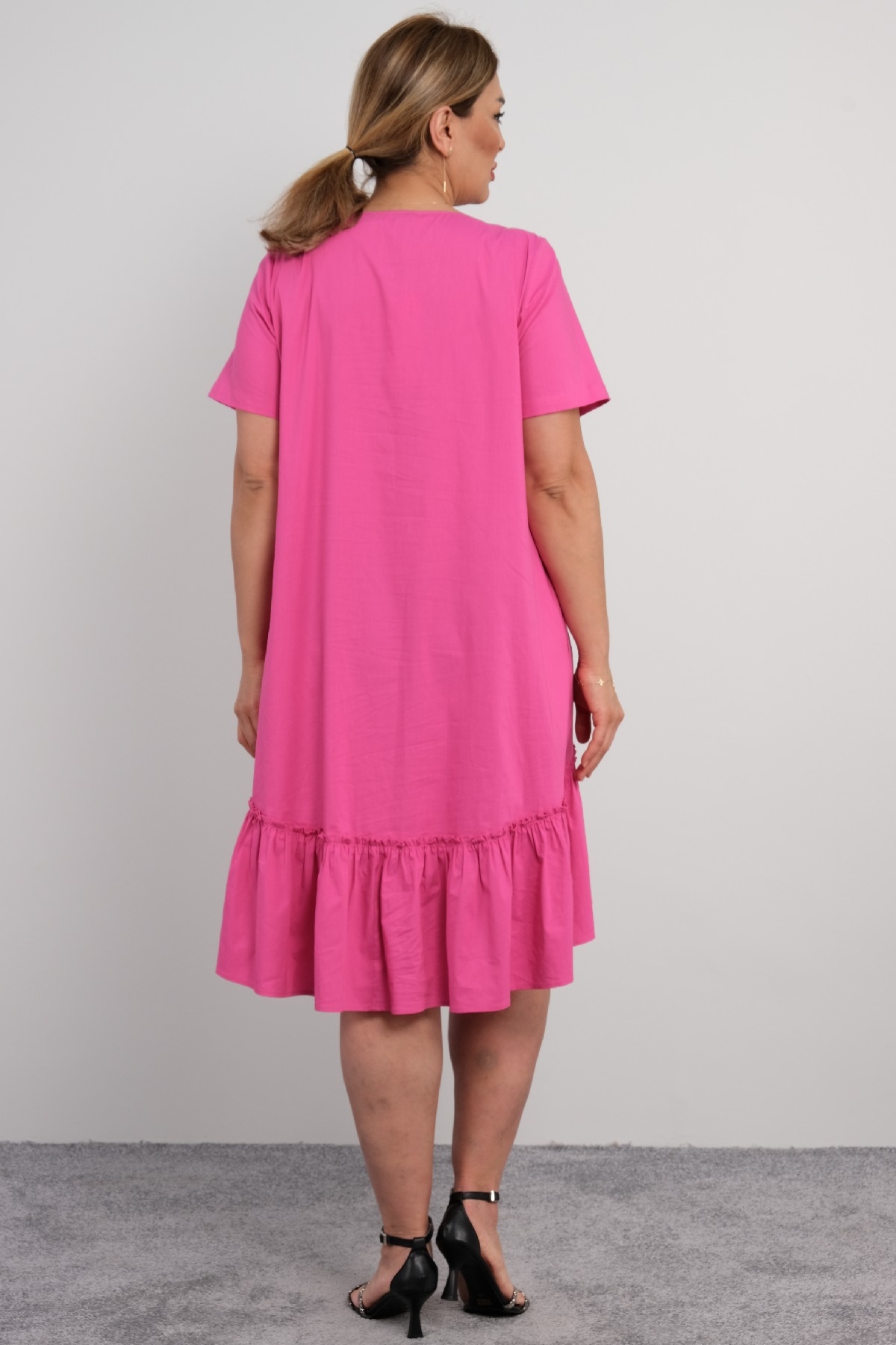 Casual Dresses-Fuchsia