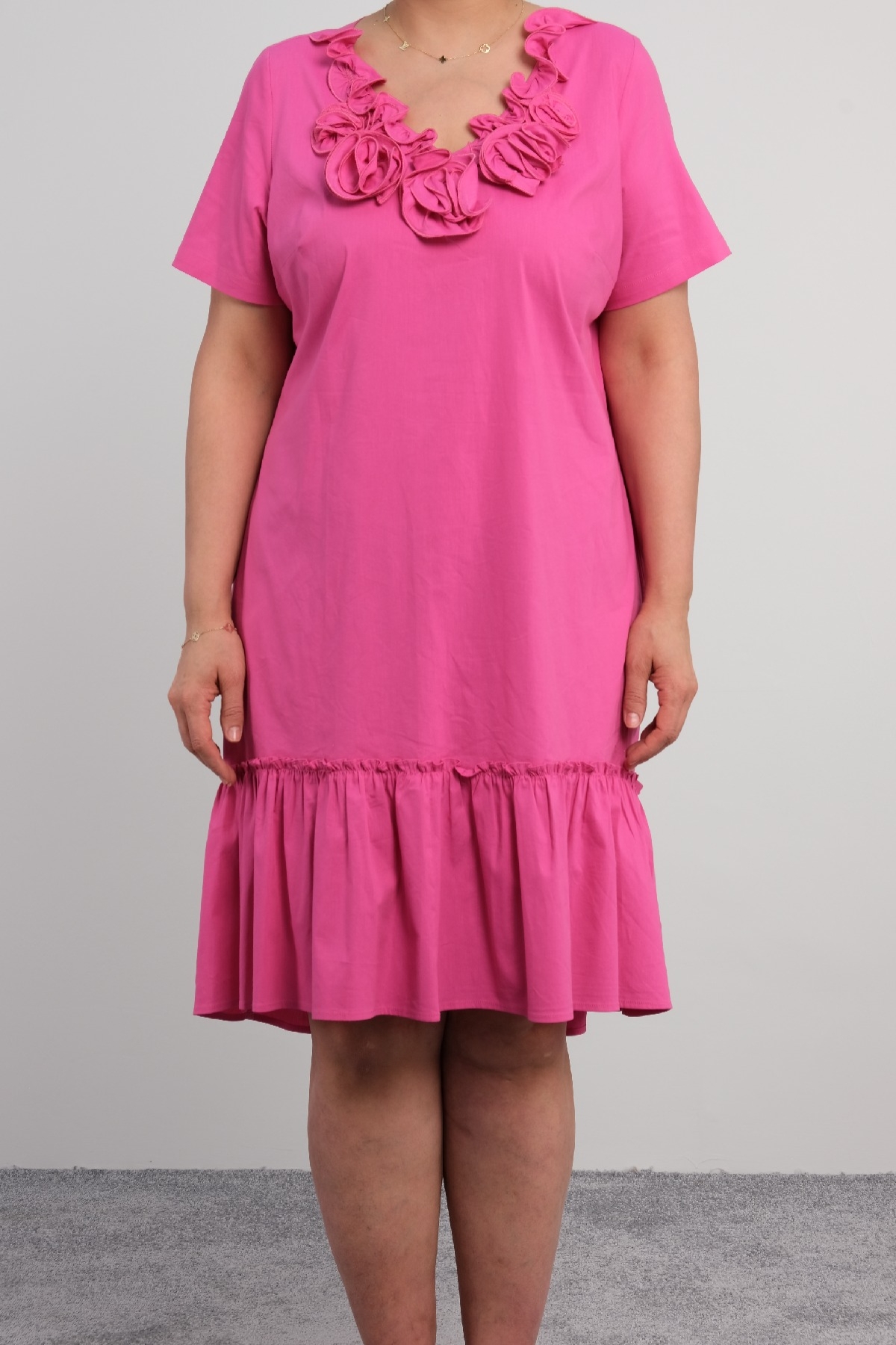 Casual Dresses-Fuchsia