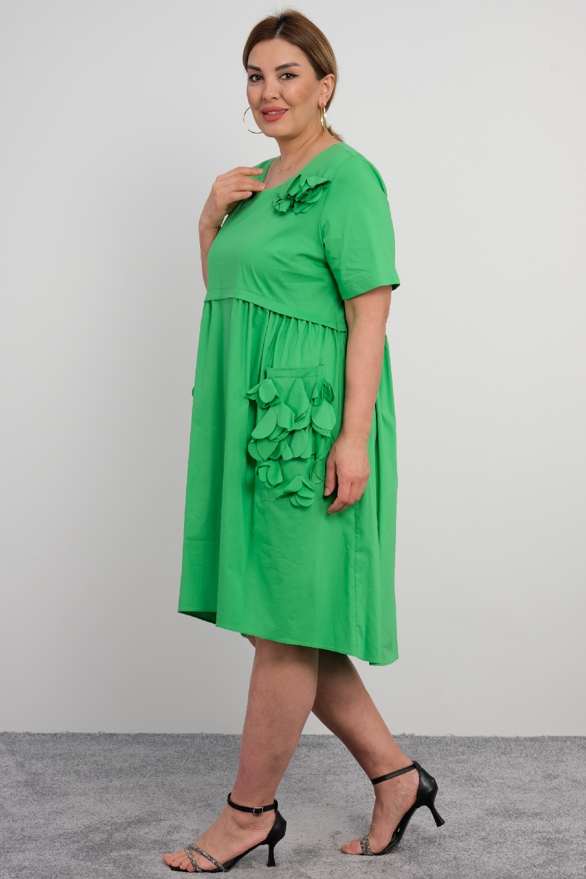 Casual Dresses-Green