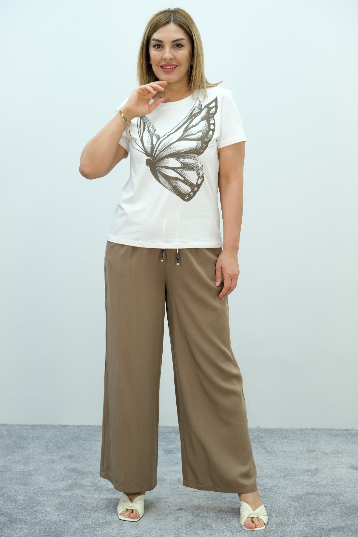 Two-Piece Suit-Beige