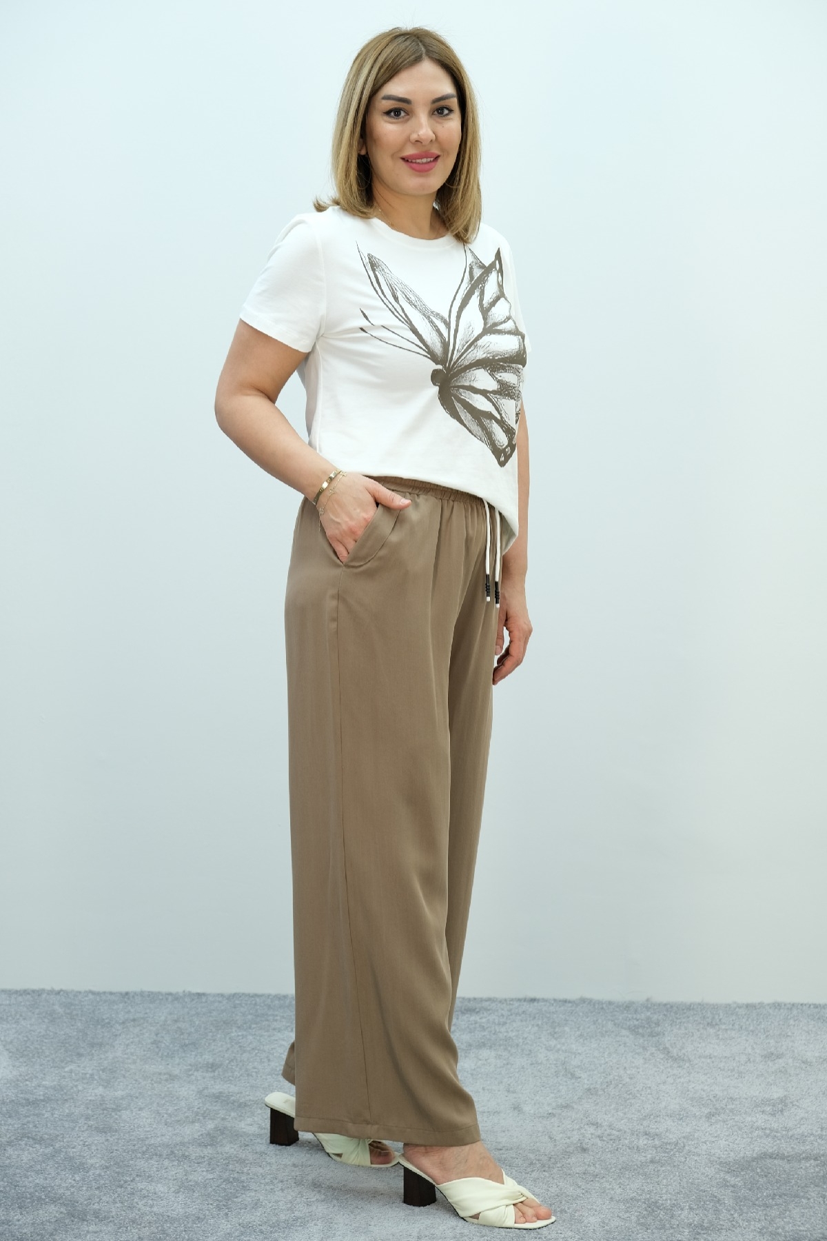 Two-Piece Suit-Beige