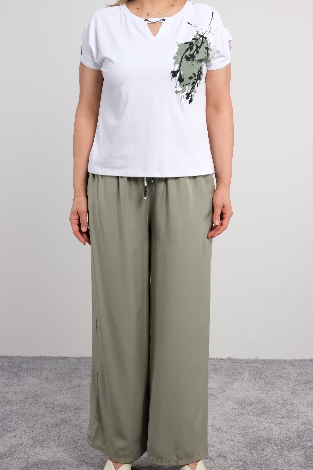 Two-Piece Suit-Khaki
