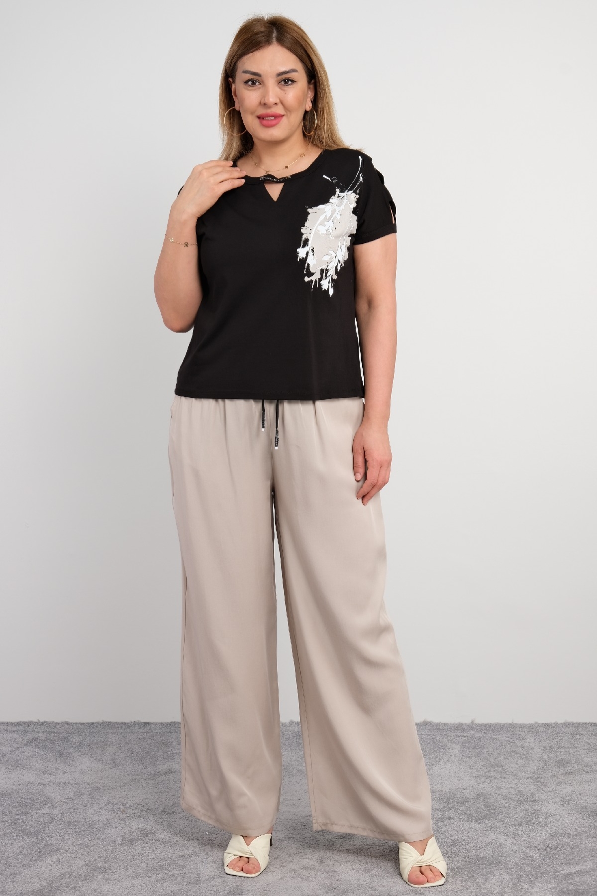 Two-Piece Suit-Beige