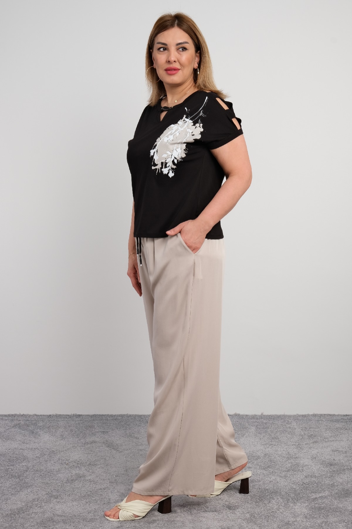 Two-Piece Suit-Beige