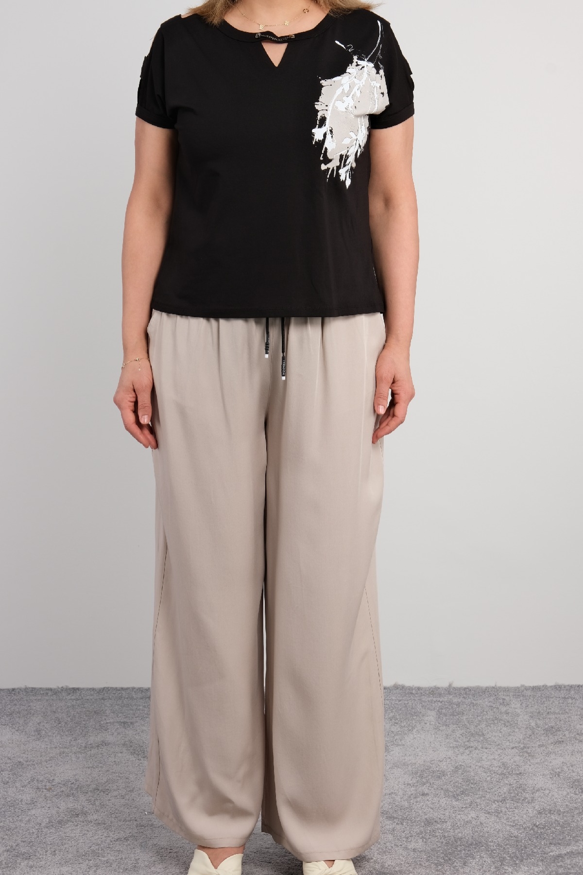 Two-Piece Suit-Beige