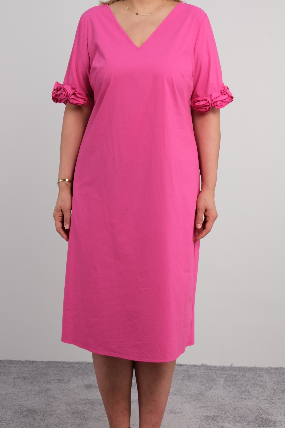 Casual Dresses-Fuchsia