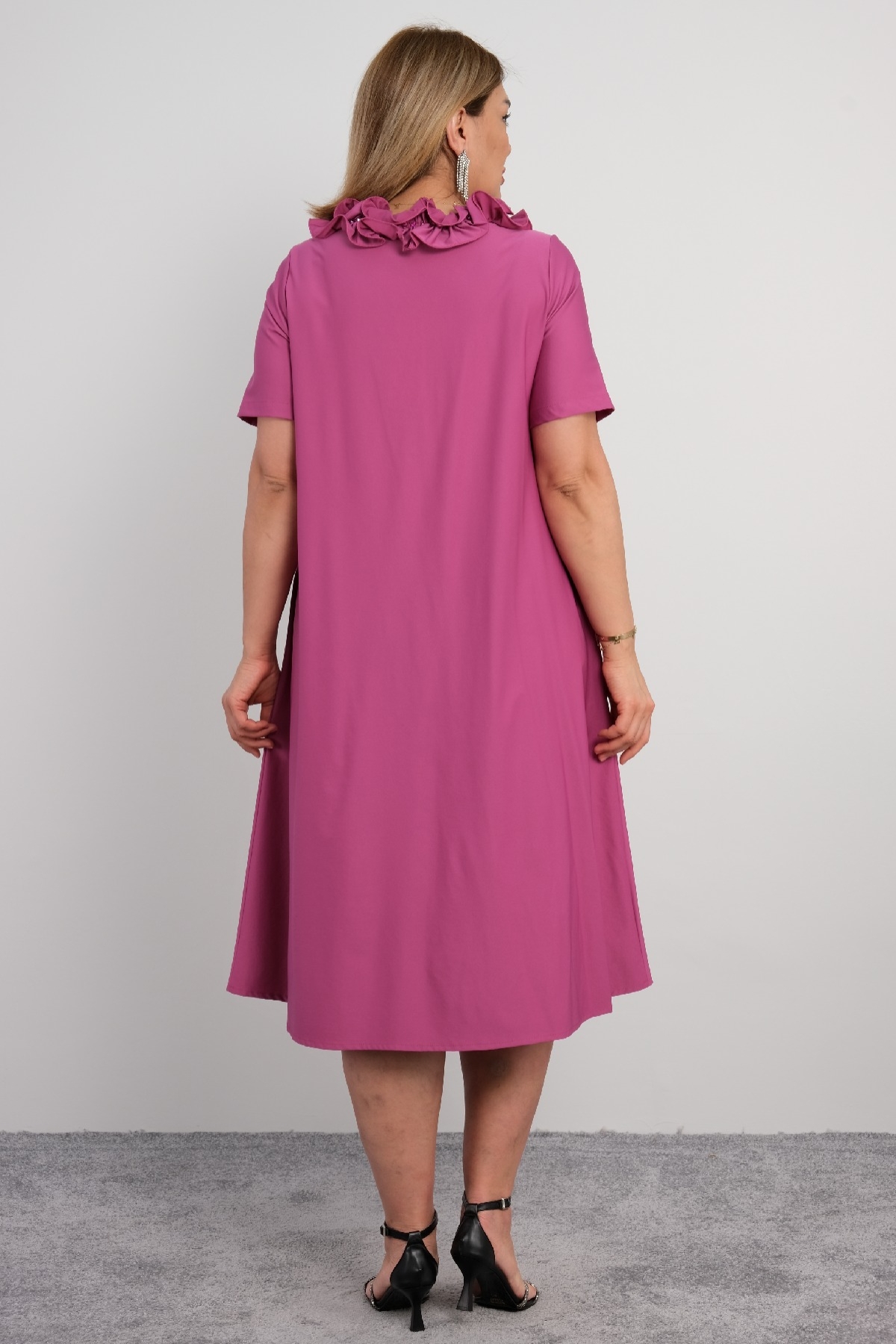 Casual Dresses-Fuchsia