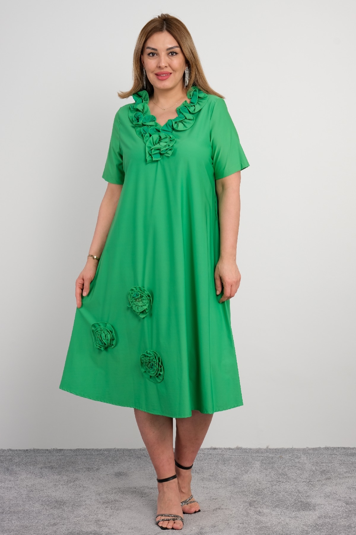 Casual Dresses-Green