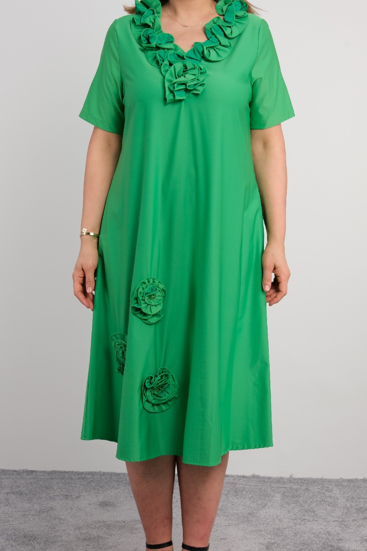 Casual Dresses-Green