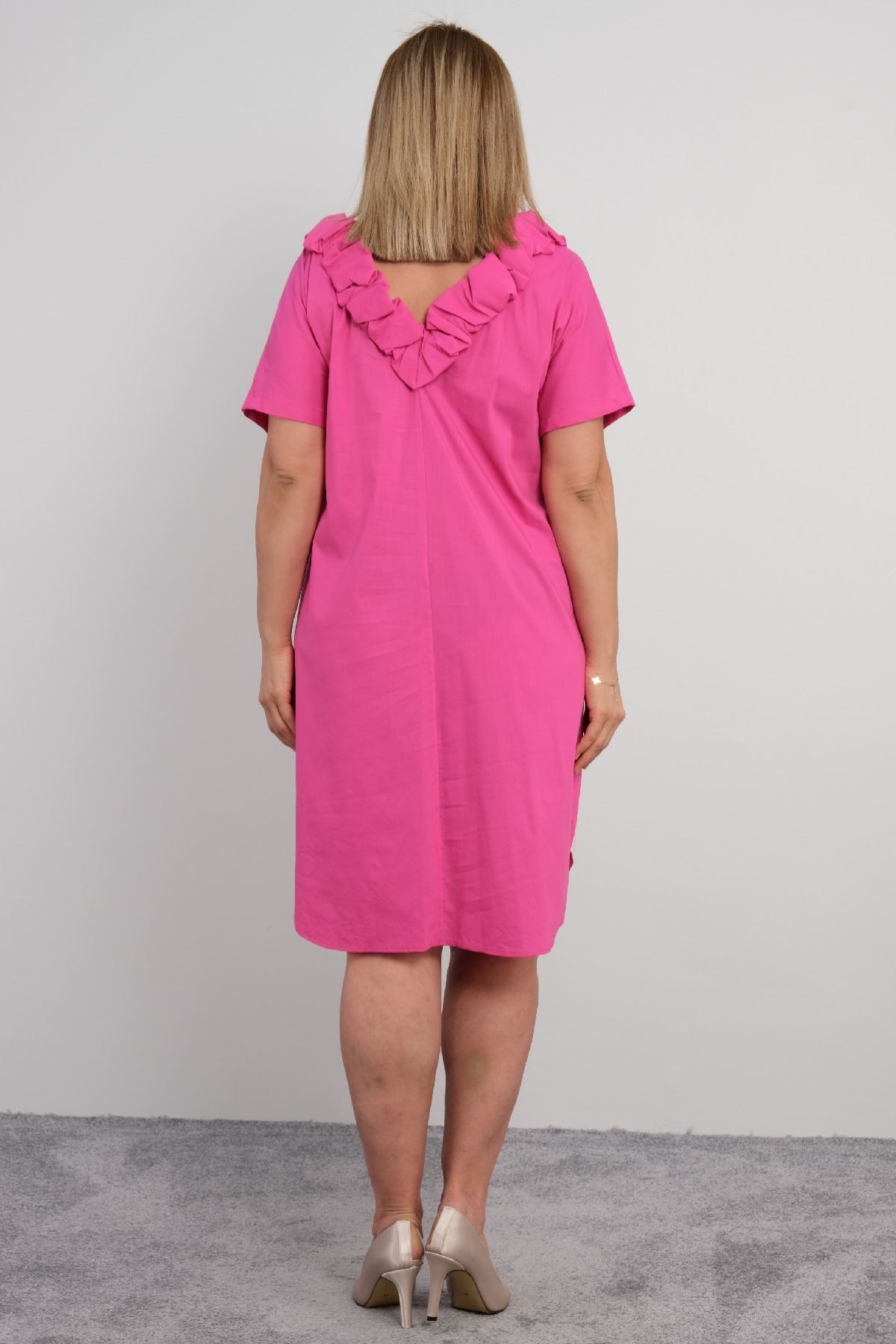 Casual Dresses-Fuchsia