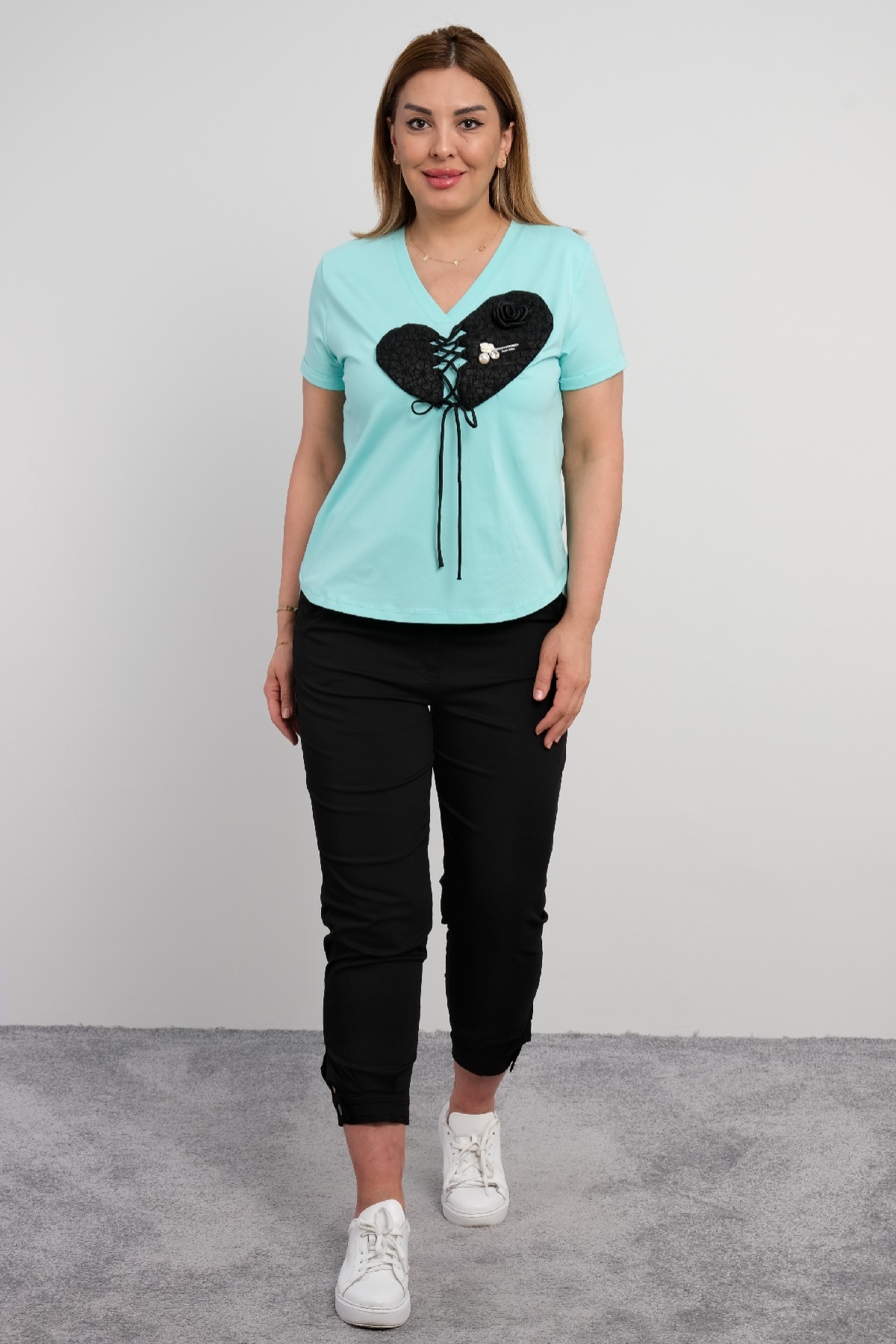 Two-Piece Suit-Turquoise