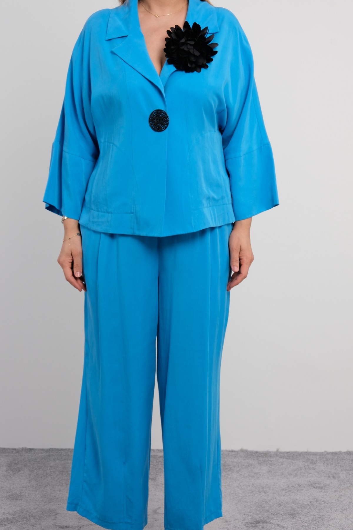 Two-Piece Suit-Bright Blue