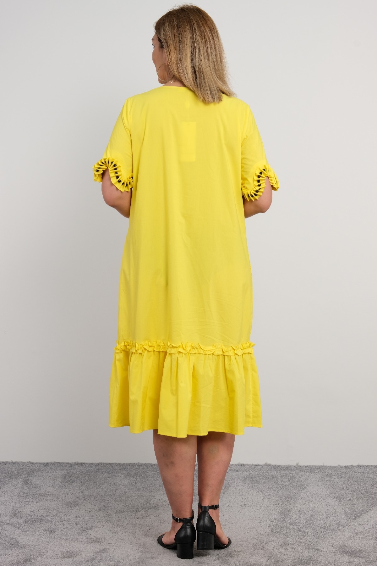 Casual Dresses-Yellow