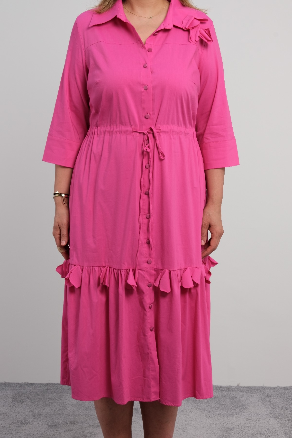 Casual Dresses-Fuchsia