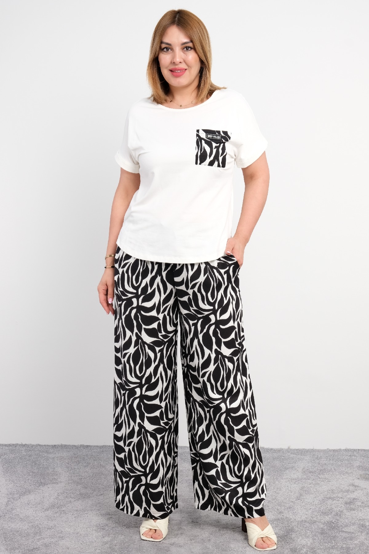 Two-Piece Suit-White
