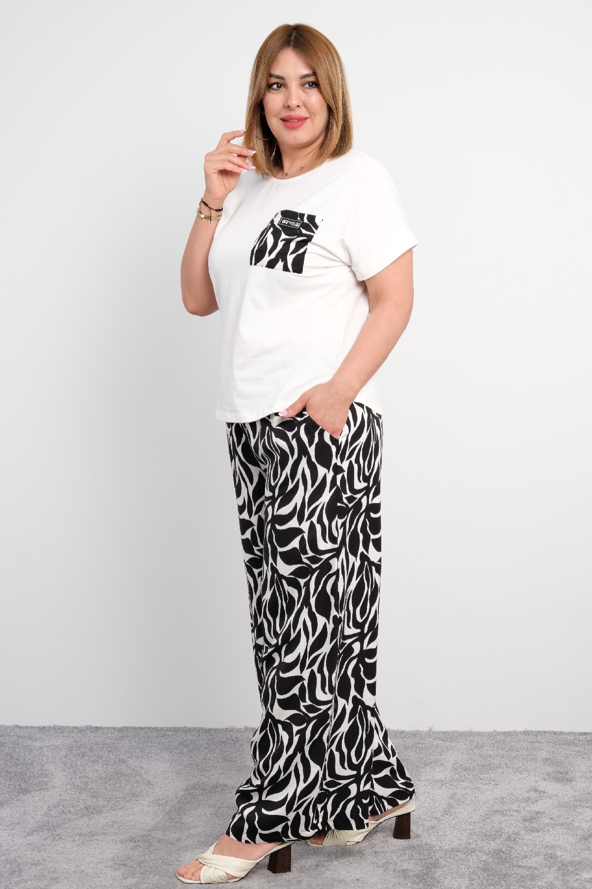 Two-Piece Suit-White