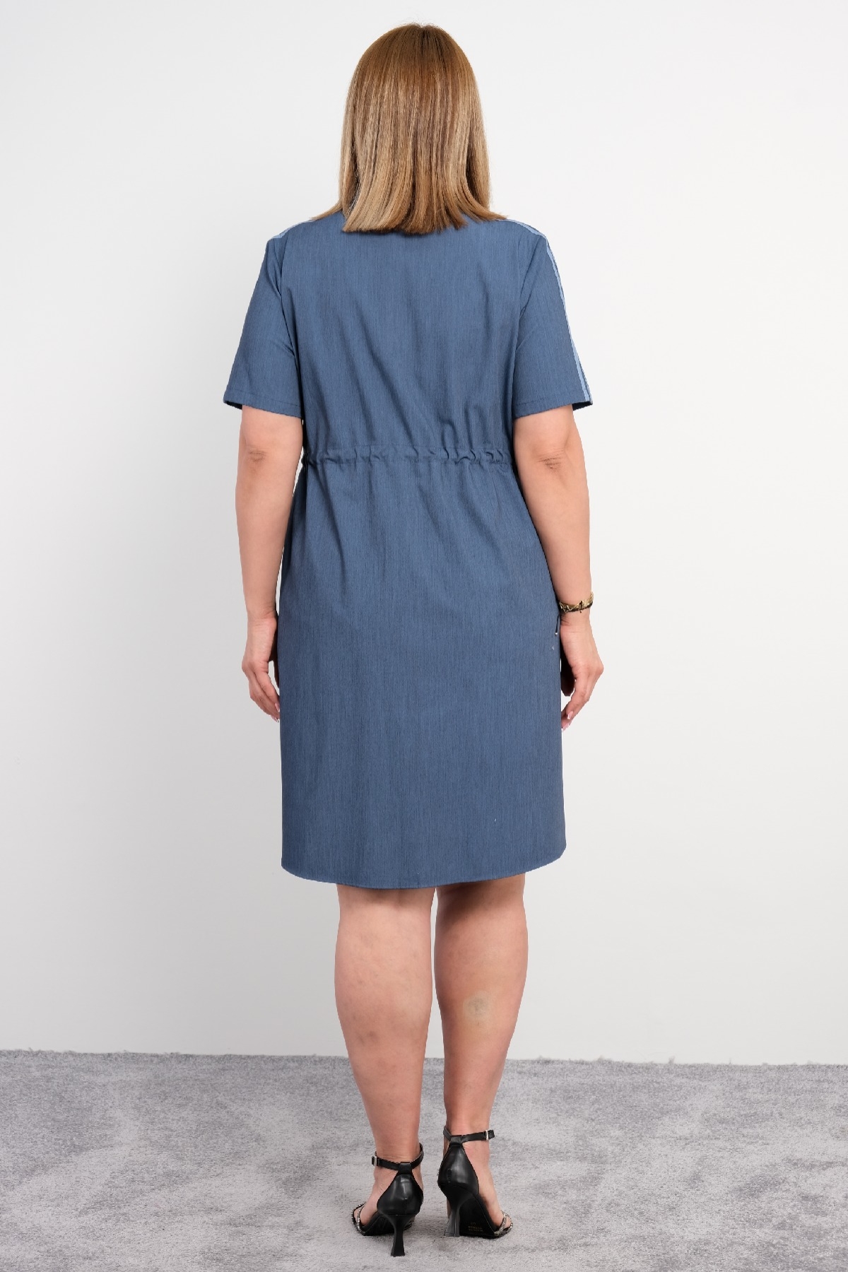 Casual Dresses-Dark Blue
