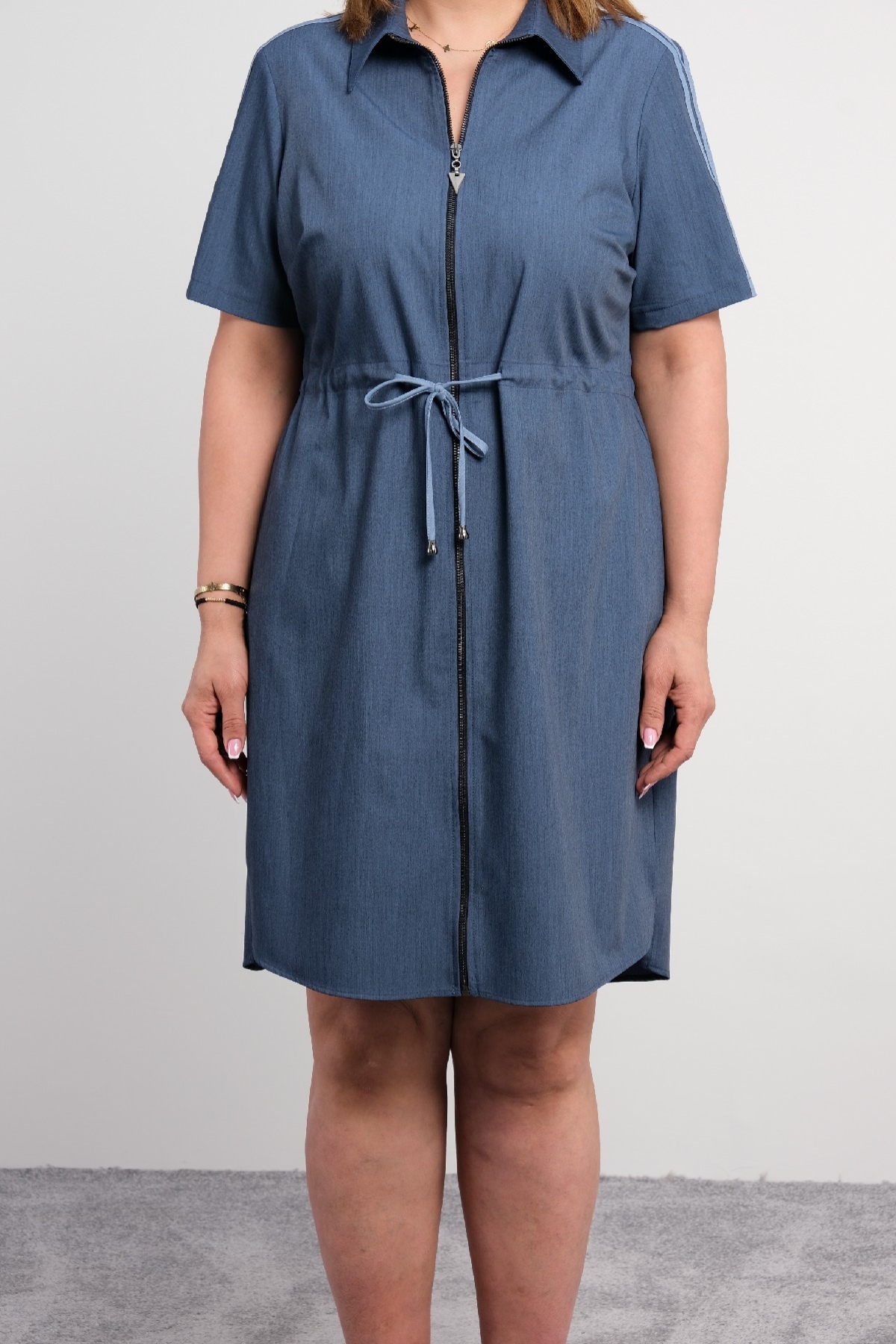 Casual Dresses-Dark Blue