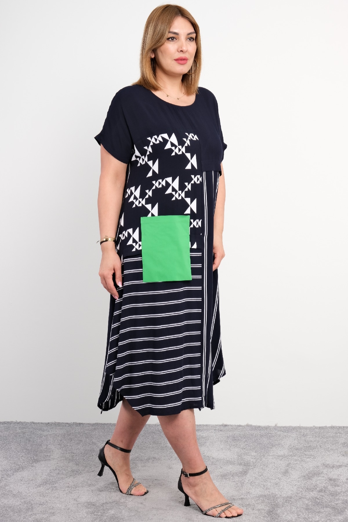 Casual Dresses-Dark Blue